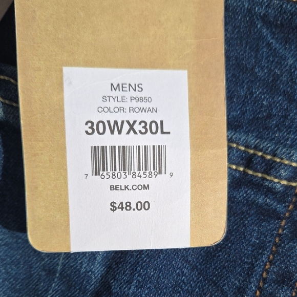 True Craft Men's Dark Blue Denim Jeans - Picture 2 of 10